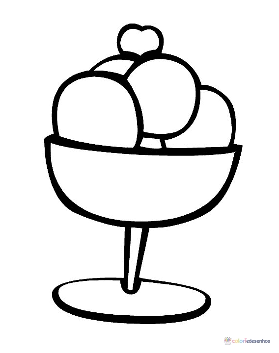 Comida para colorir