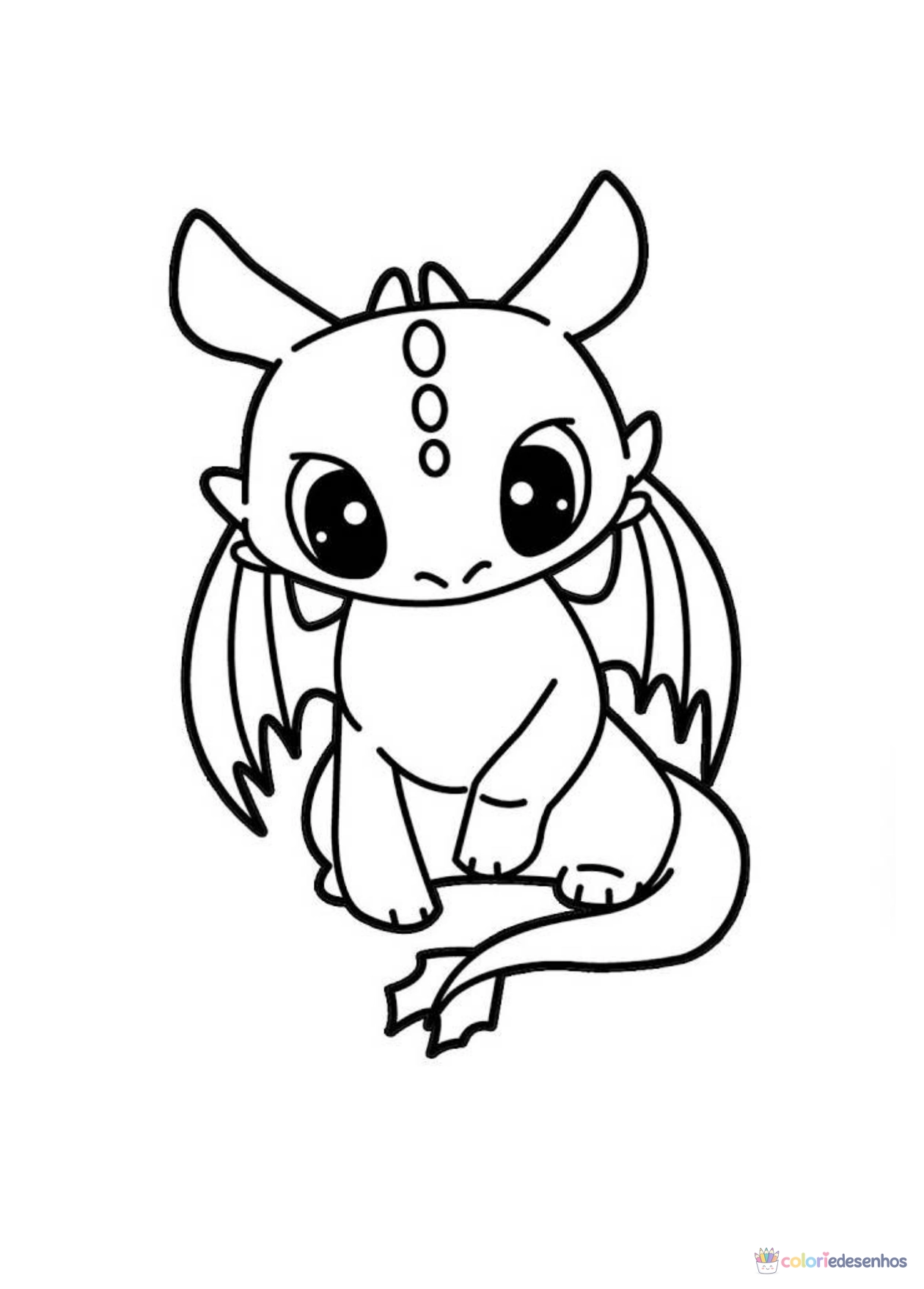 Como treinar seu dragão para imprimir e colorir para colorir