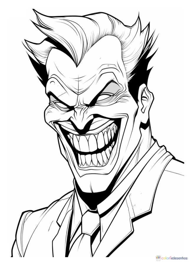 Coringa para colorir