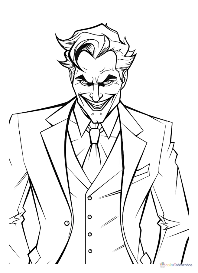 Coringa para colorir