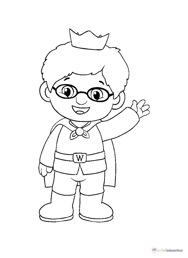 Daniel Tigre para colorir