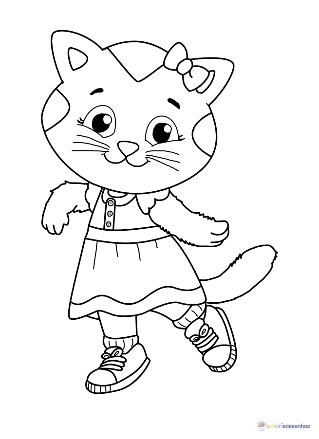 Daniel Tigre para colorir