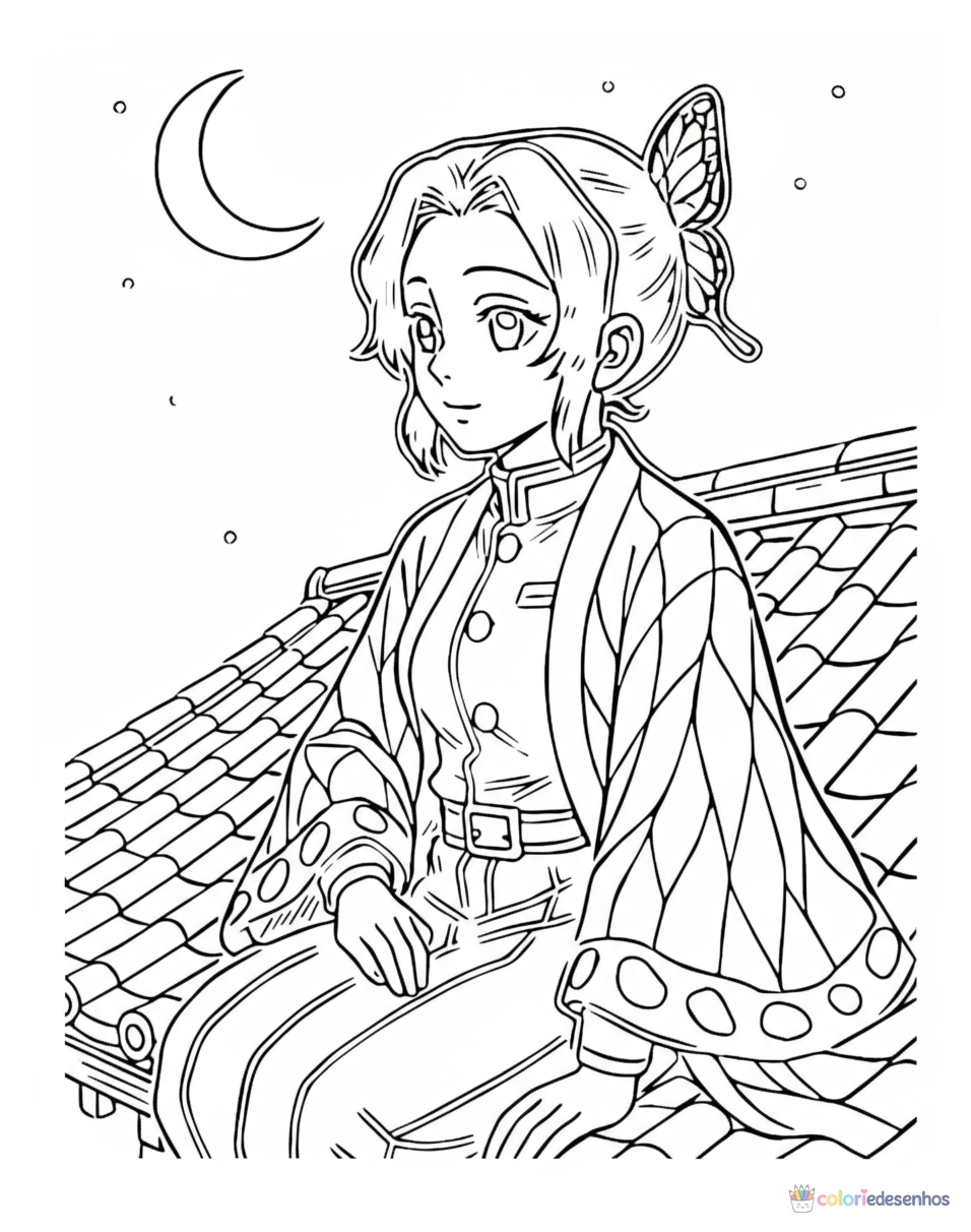 Demon Slayer para colorir