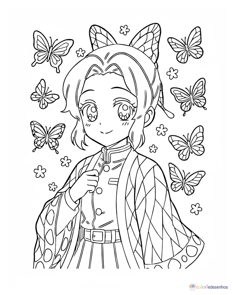 Demon Slayer para colorir