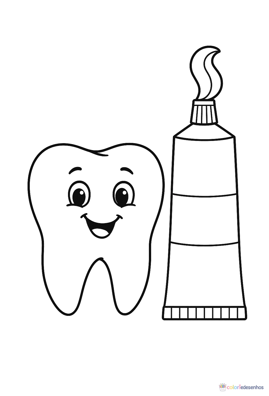 Desenhos de Dentistas para colorir
