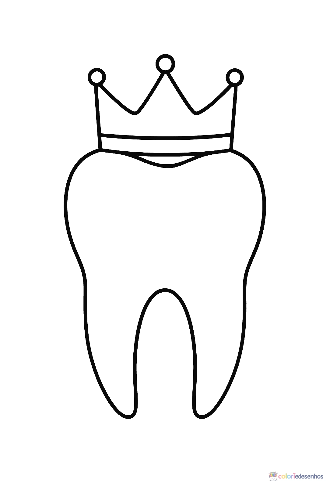 Dente e Dentistas para colorir