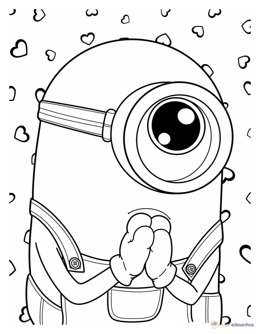 Minions para colorir
