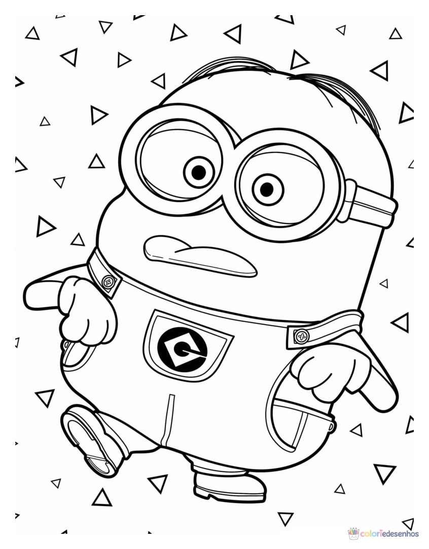 Minions para colorir