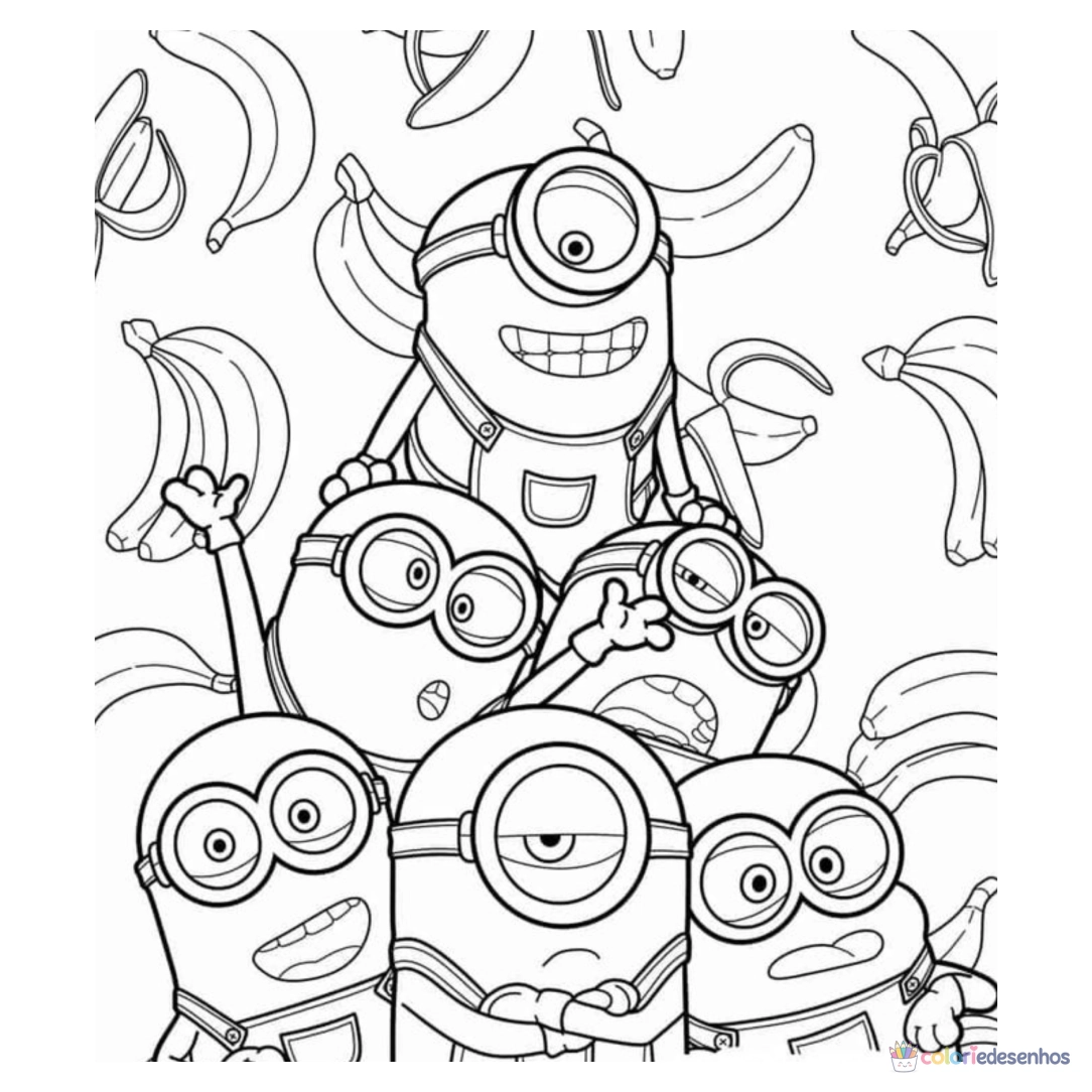 Meu malvado favorito para imprimir e colorir para colorir