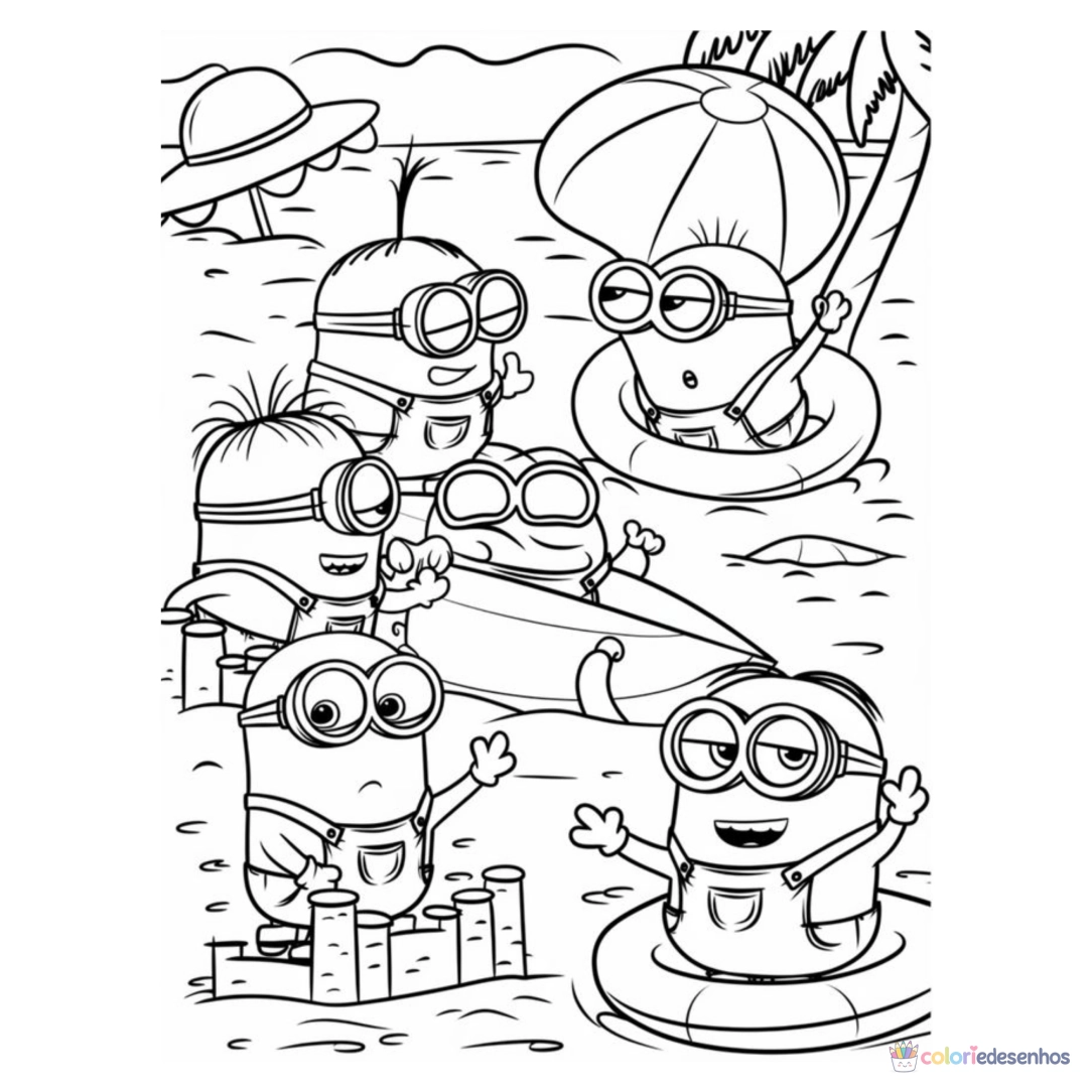 Meu malvado favorito para imprimir e colorir para colorir