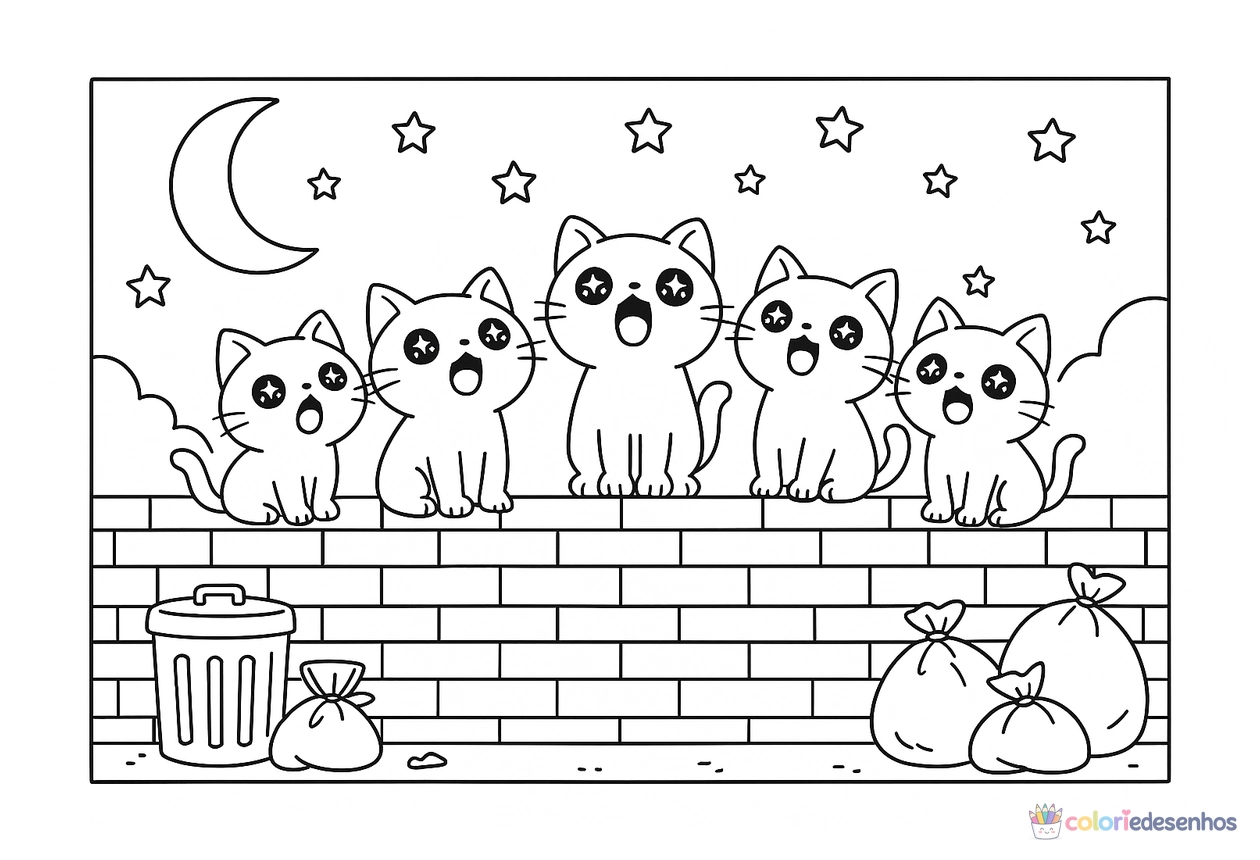 Desenhos de Desenhos Fofos para colorir