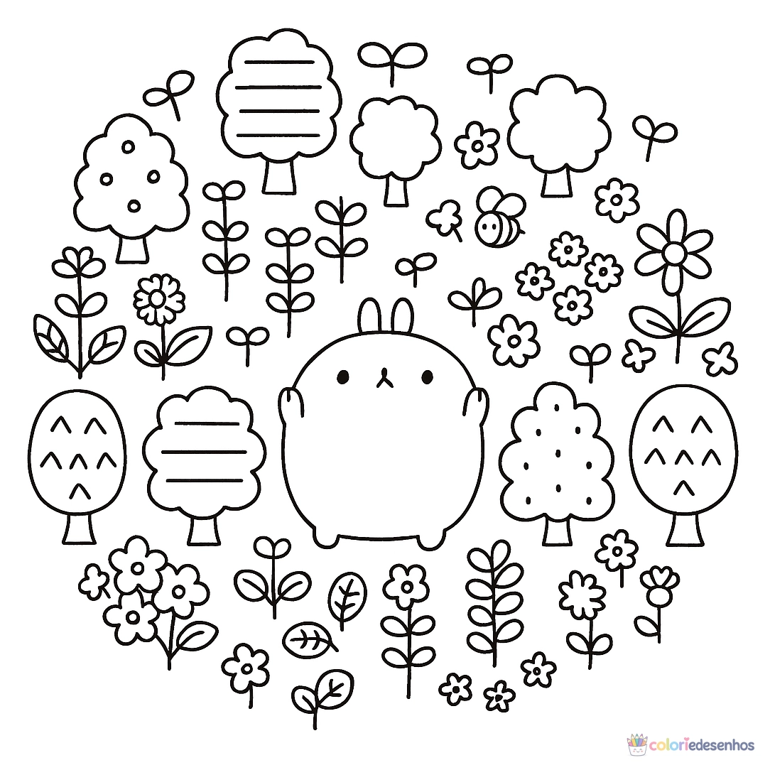 Árvores para colorir