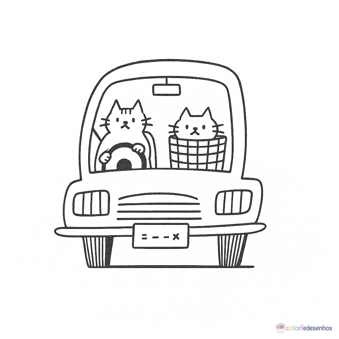 Carros para colorir