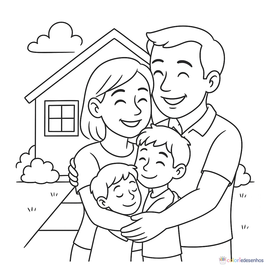 Dia das mães para colorir