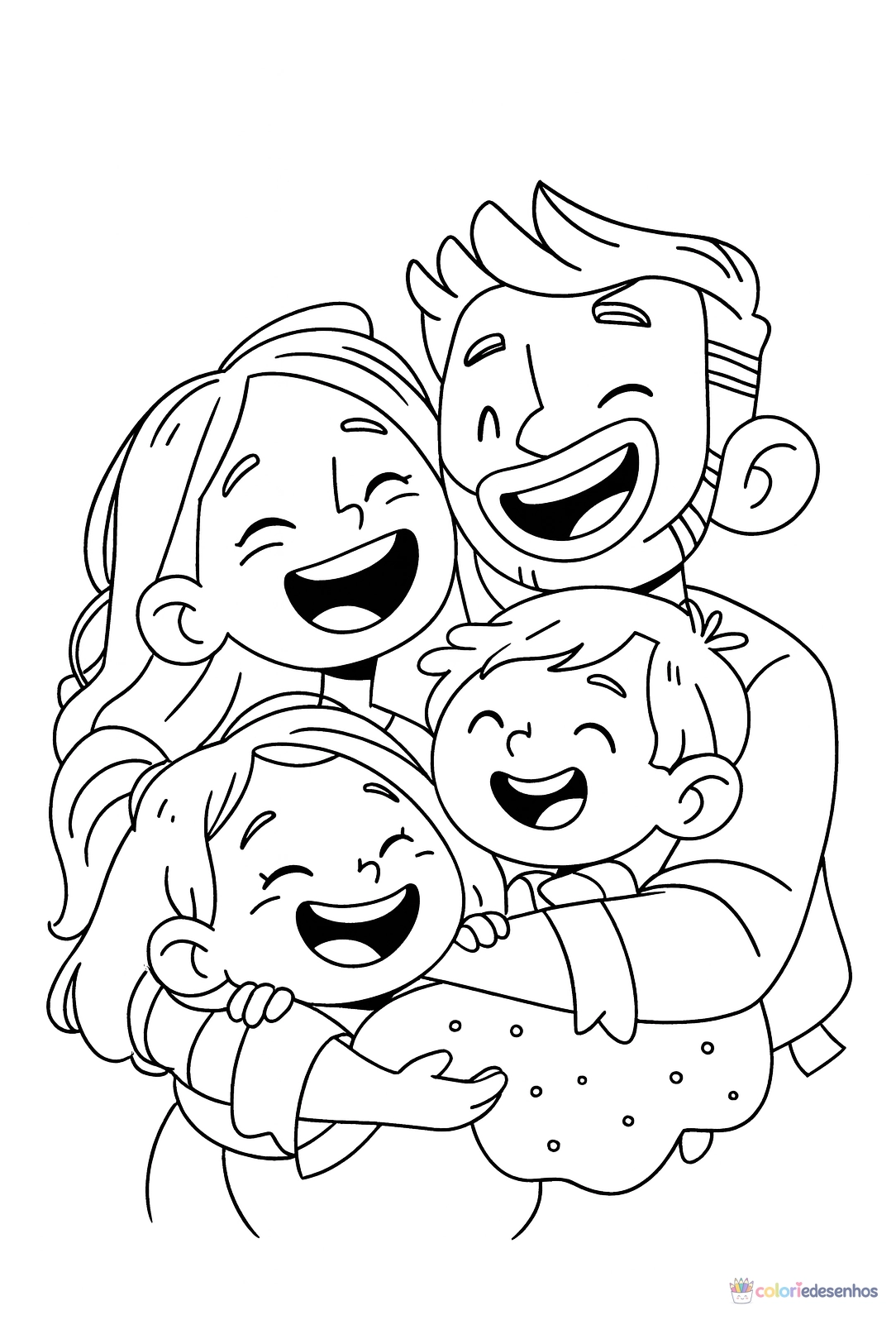 Dia dos pais para imprimir e colorir para colorir