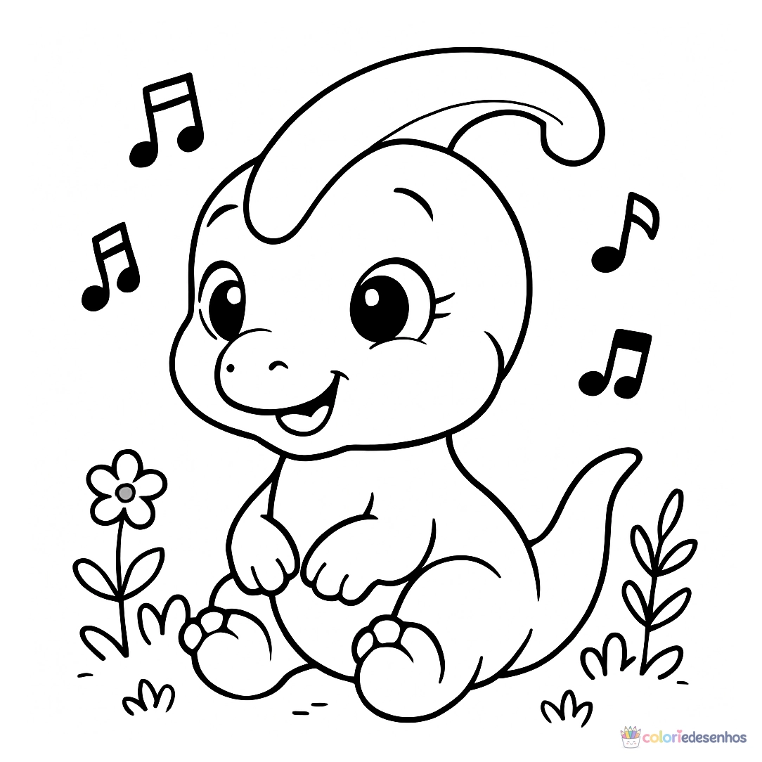 Dinossauro para colorir