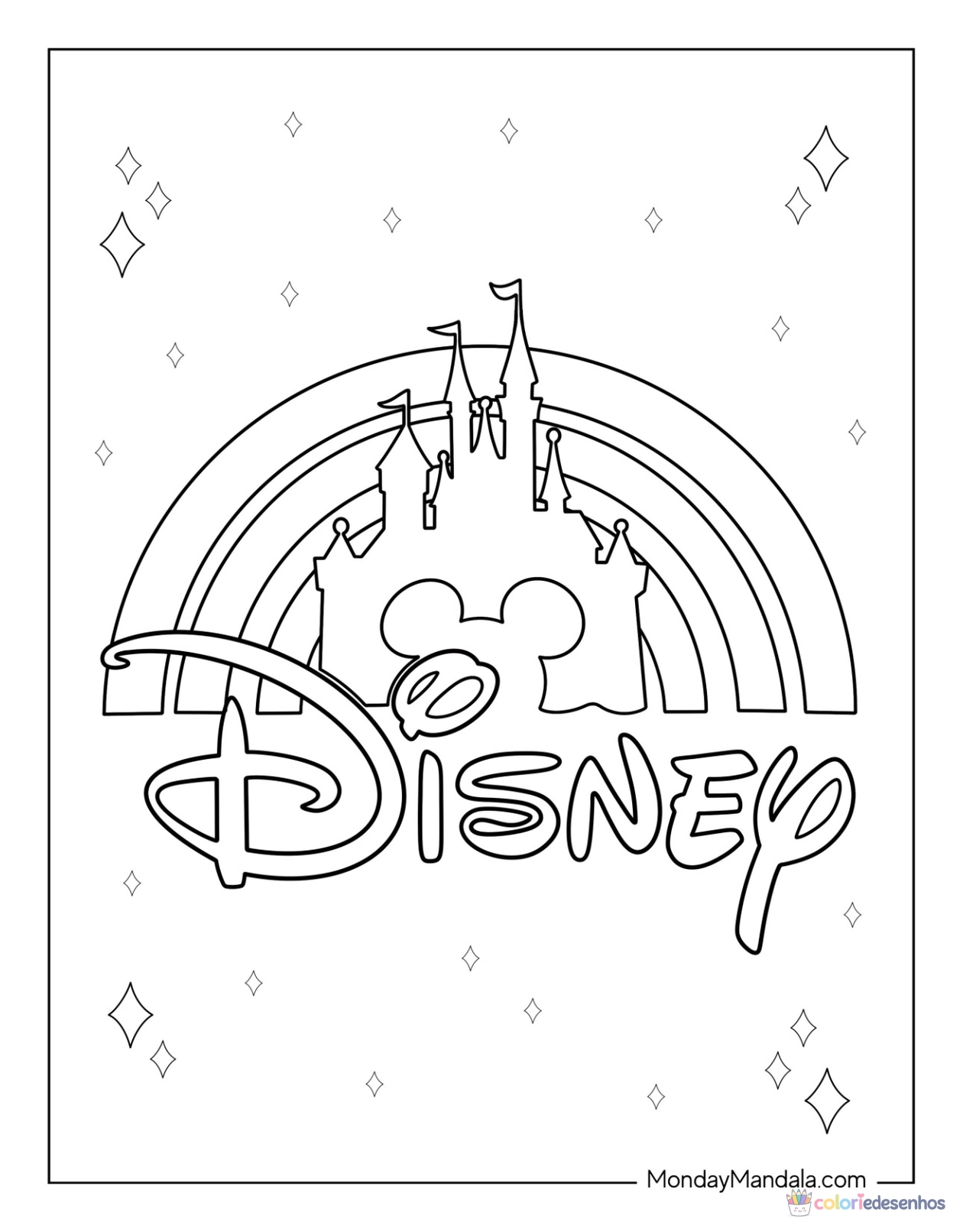 Disney para colorir