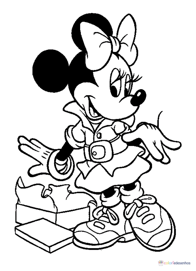 Minnie (Minie) para colorir