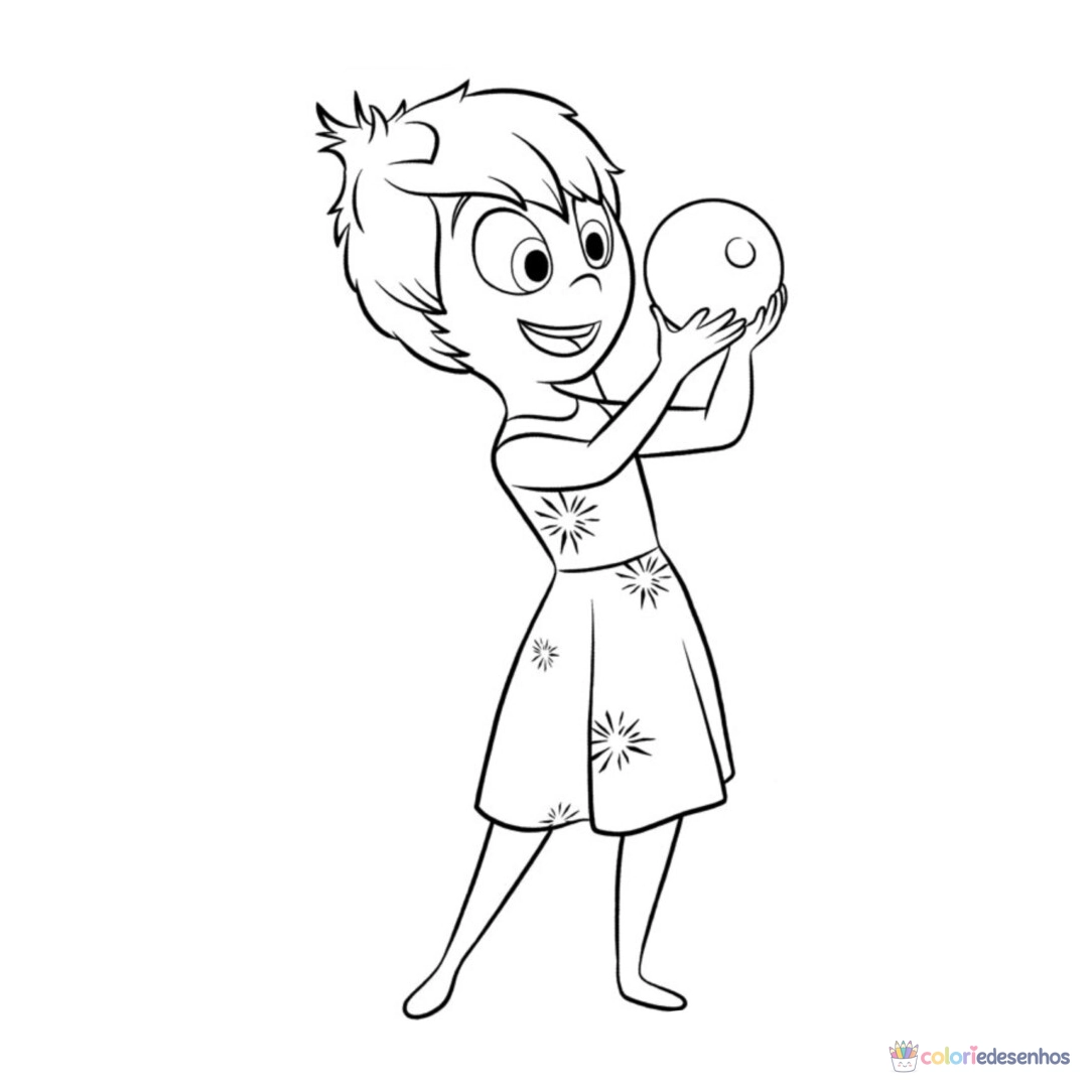 Desenhos de Divertidamente para colorir