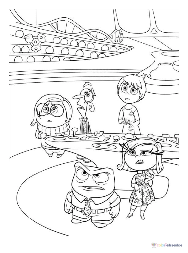 Divertidamente para colorir