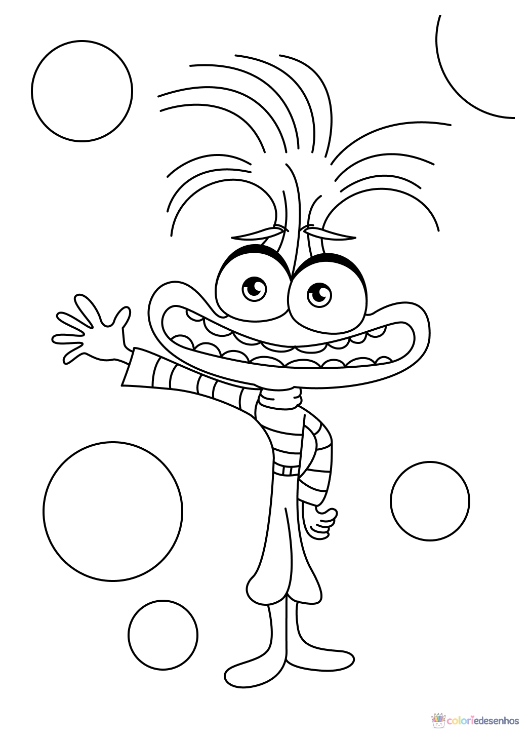 divertidamente para colorir