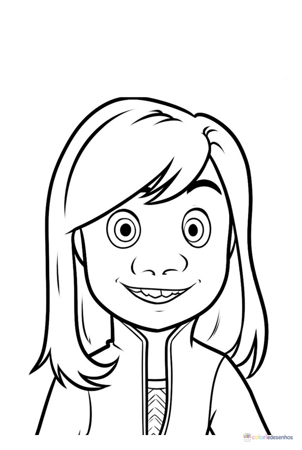 Divertidamente para colorir