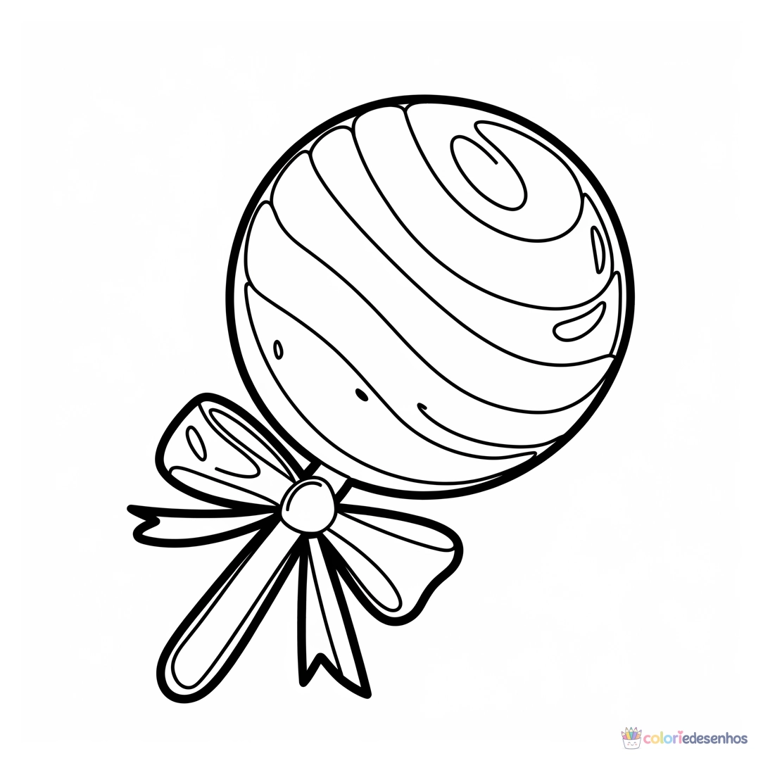 Doce para colorir