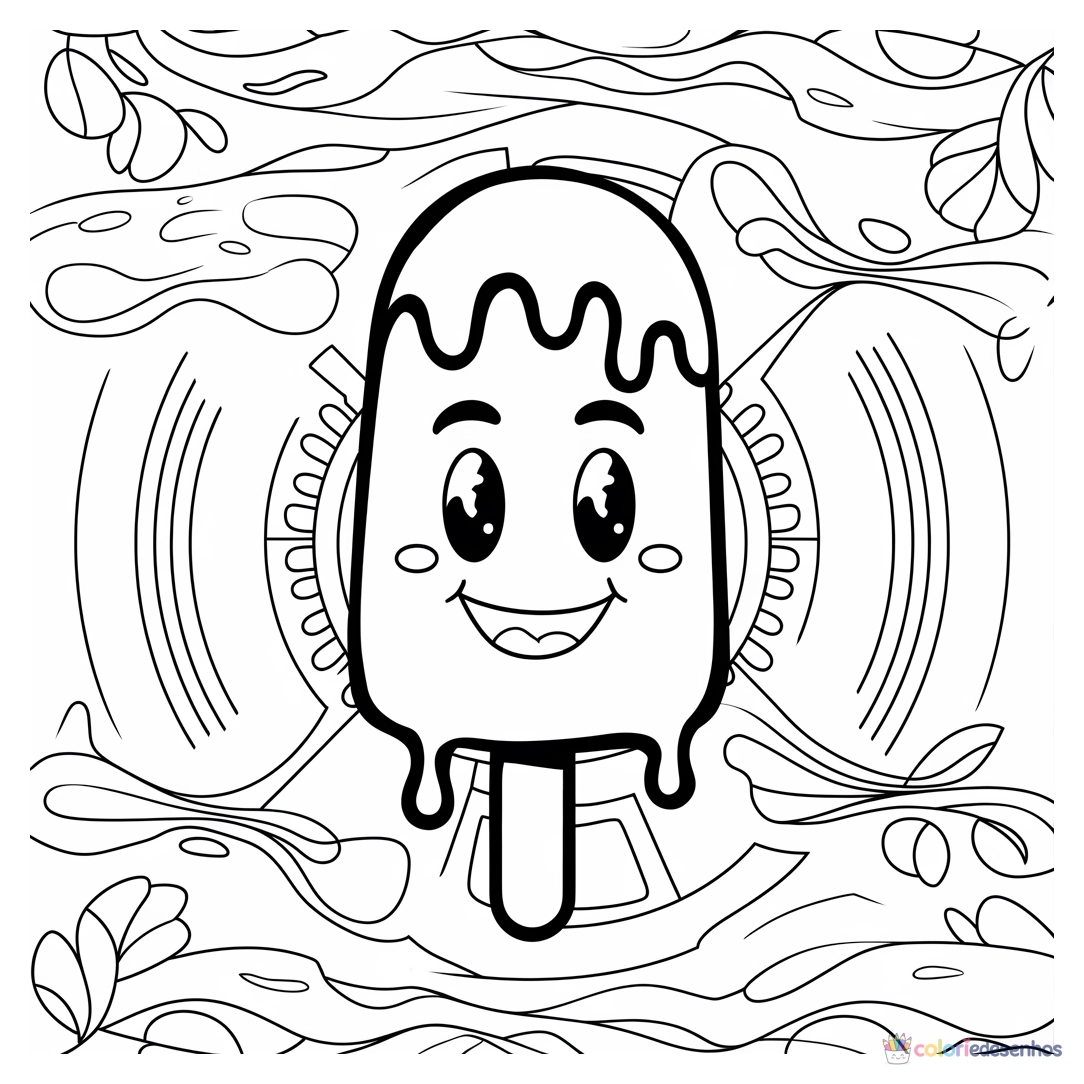 Doce para colorir