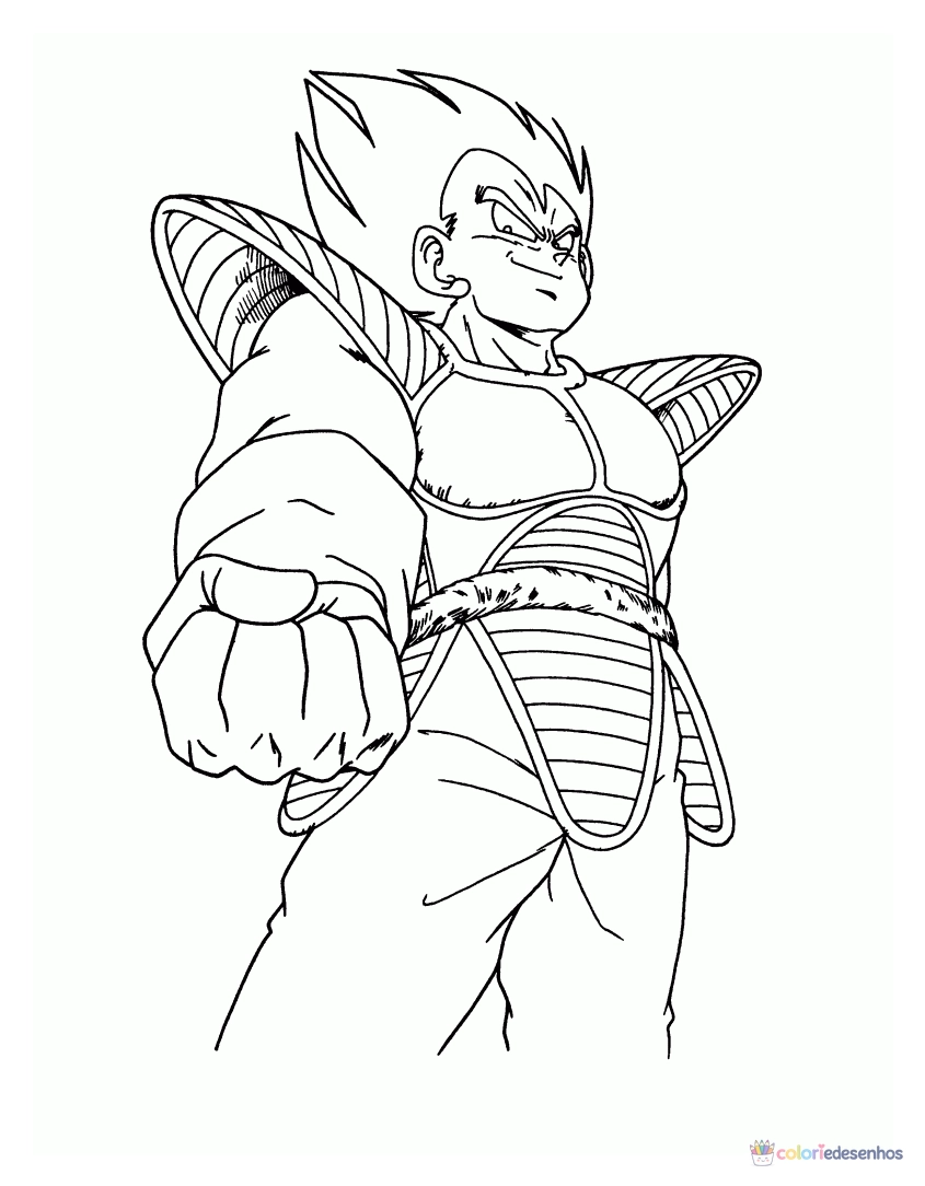 Desenhos de Dragon Ball Z para colorir