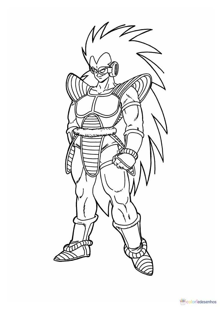 Dragon Ball Z para colorir