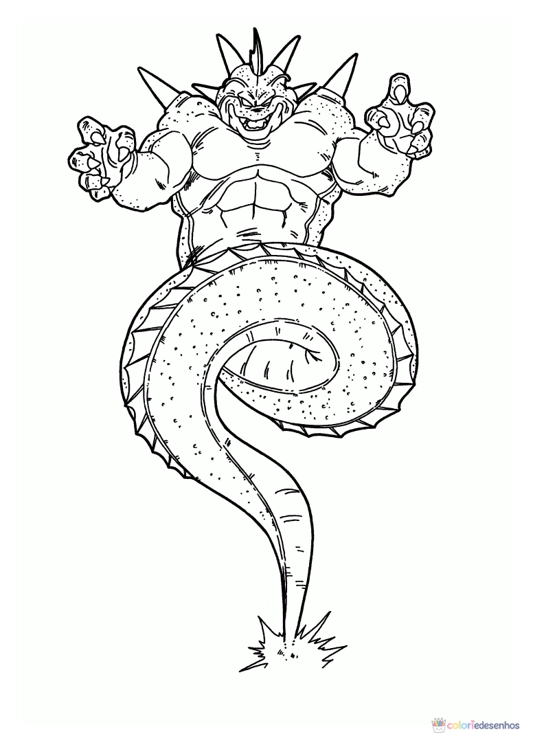 Dragon Ball Z para colorir