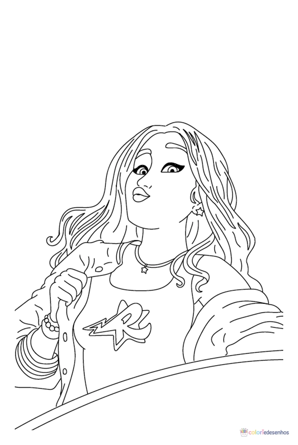 Desenhos da Emilly Vick para imprimir e colorir para colorir