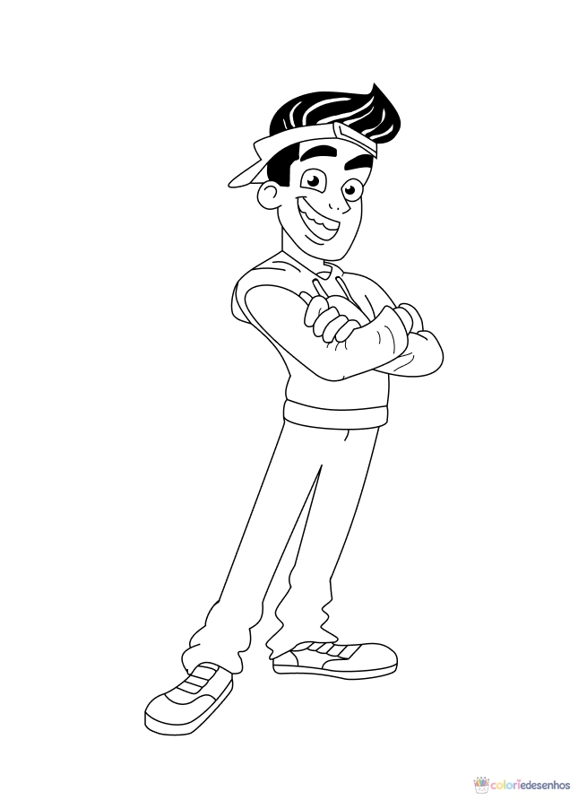 Enaldinho para colorir