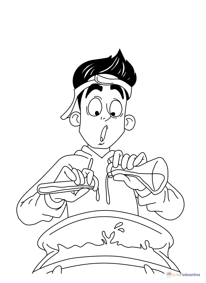 Enaldinho para colorir