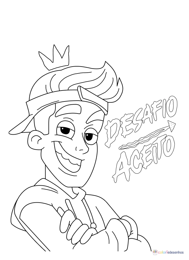 Enaldinho para colorir