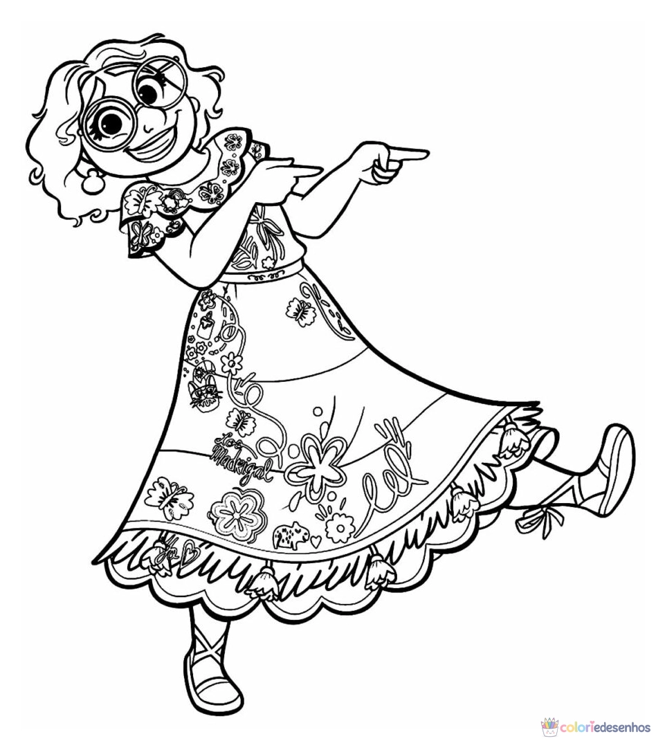 Encanto para colorir
