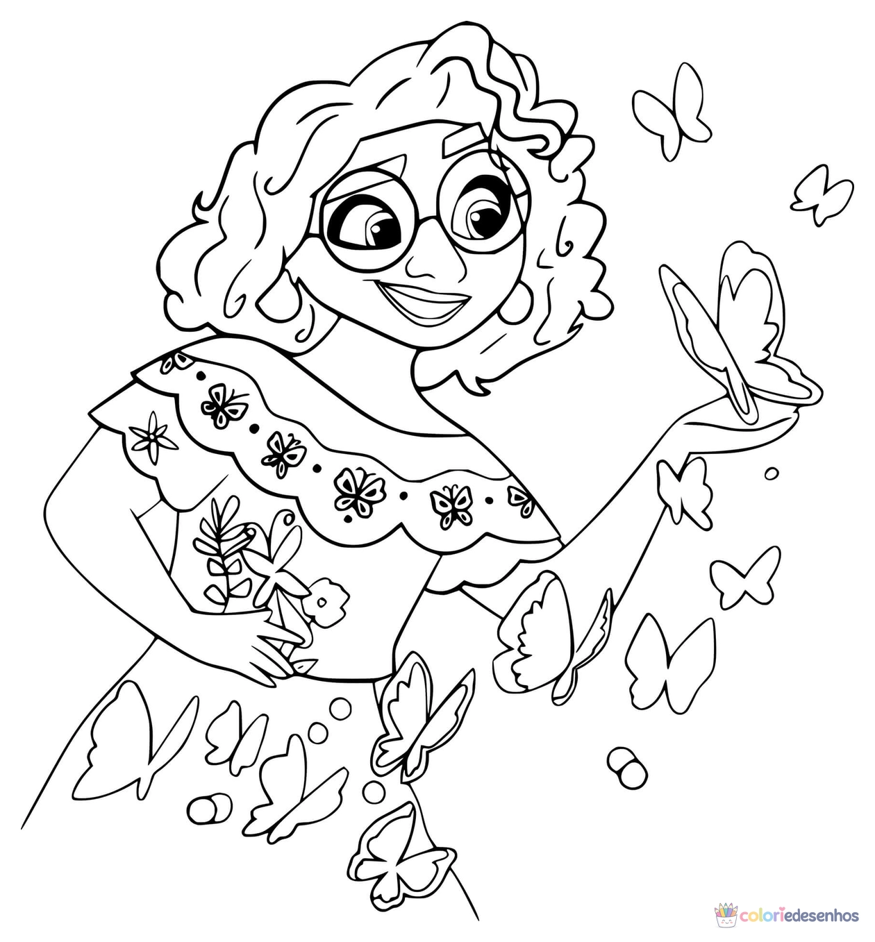 Encanto para colorir
