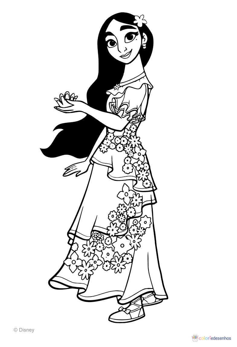 Encanto para colorir
