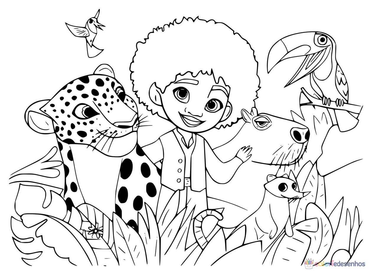 Encanto para colorir