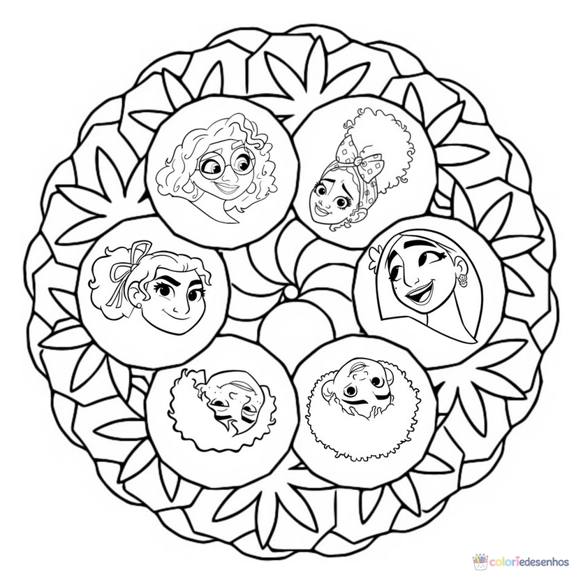 Encanto para colorir