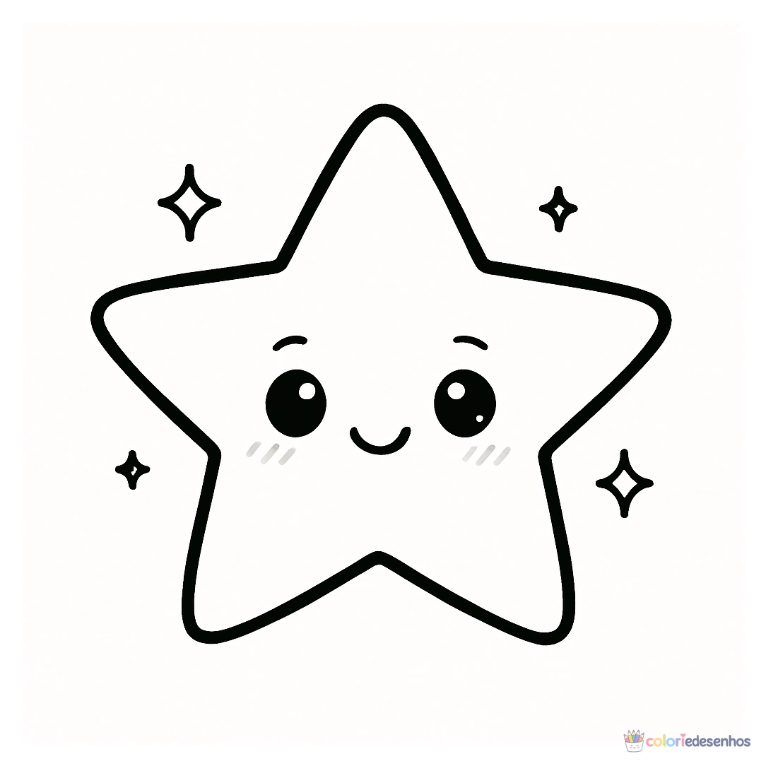 Estrelas para colorir