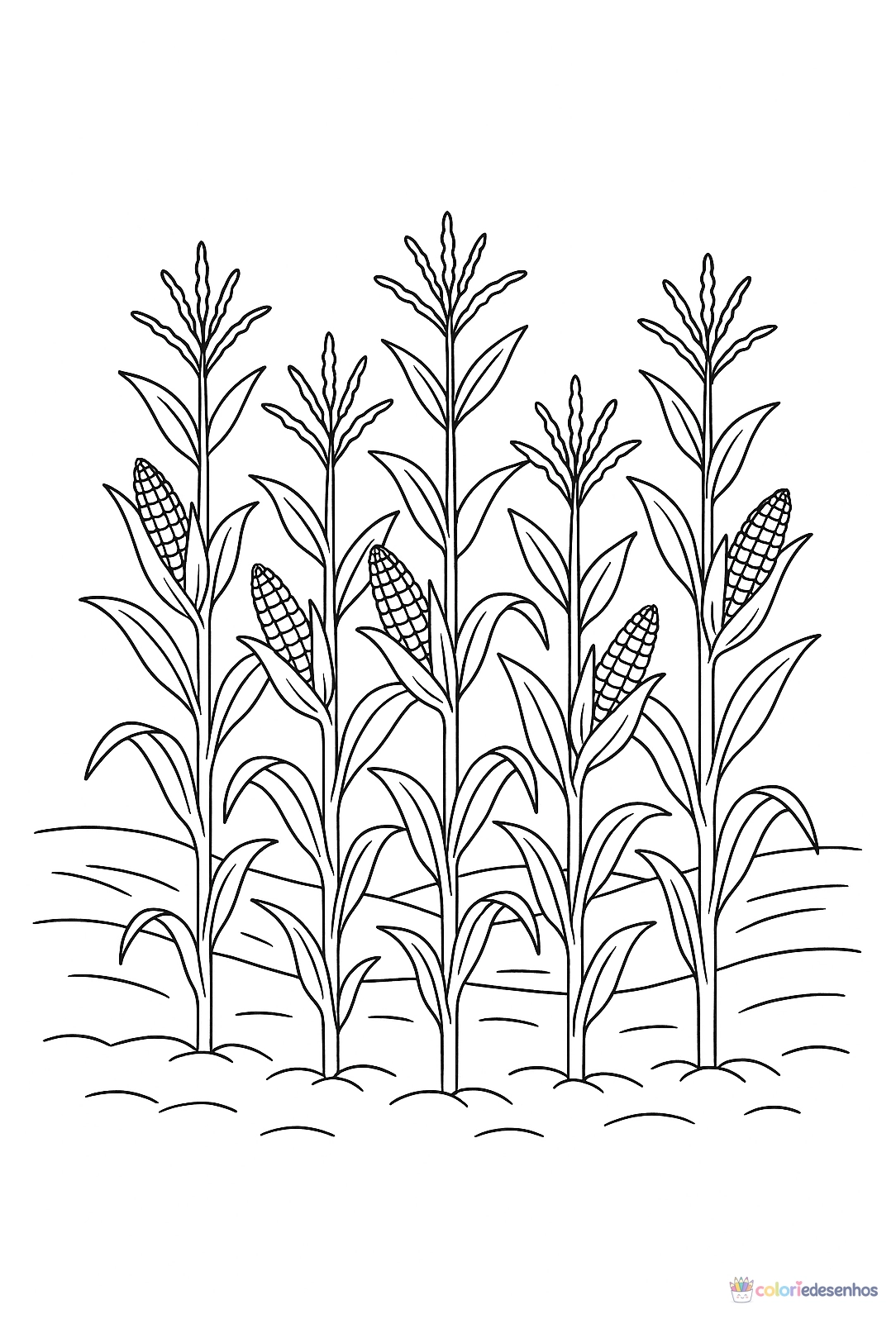 Fazenda para colorir