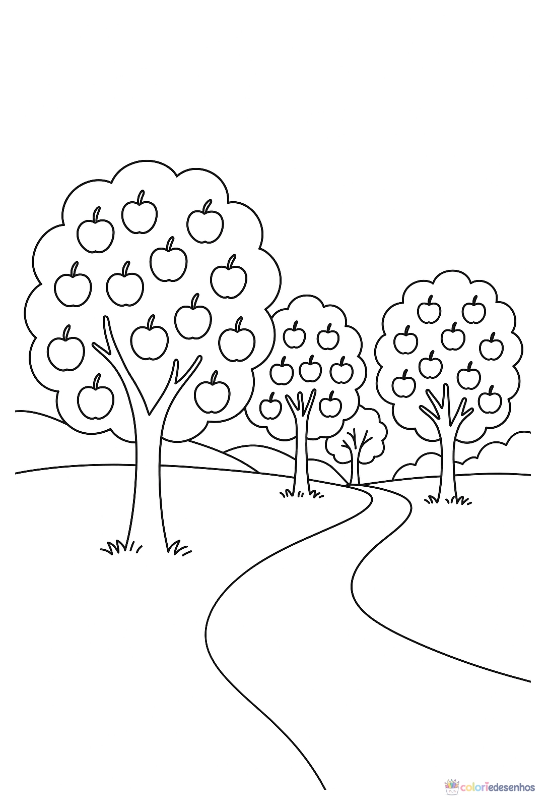 Fazenda para colorir