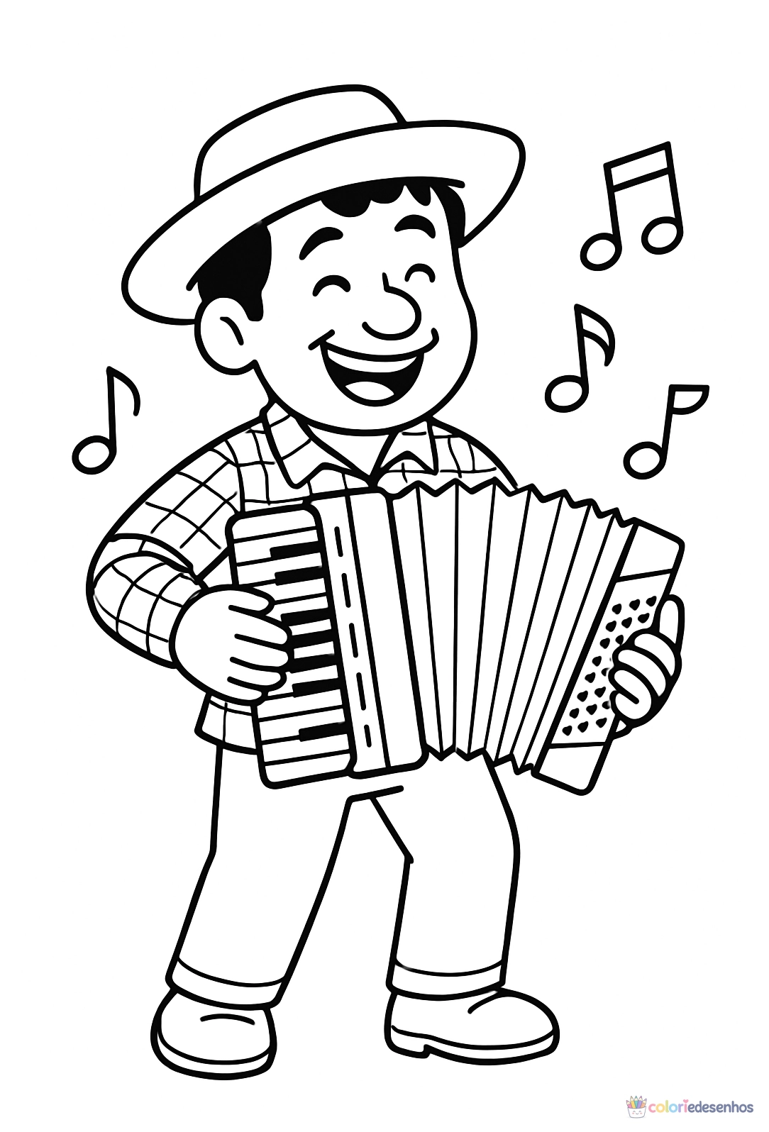 Festa Junina para colorir