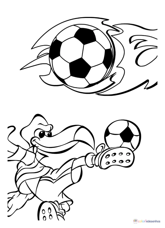 Flamengo para colorir