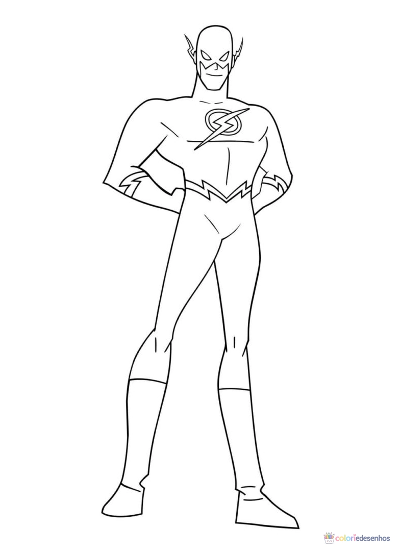 Flash para colorir