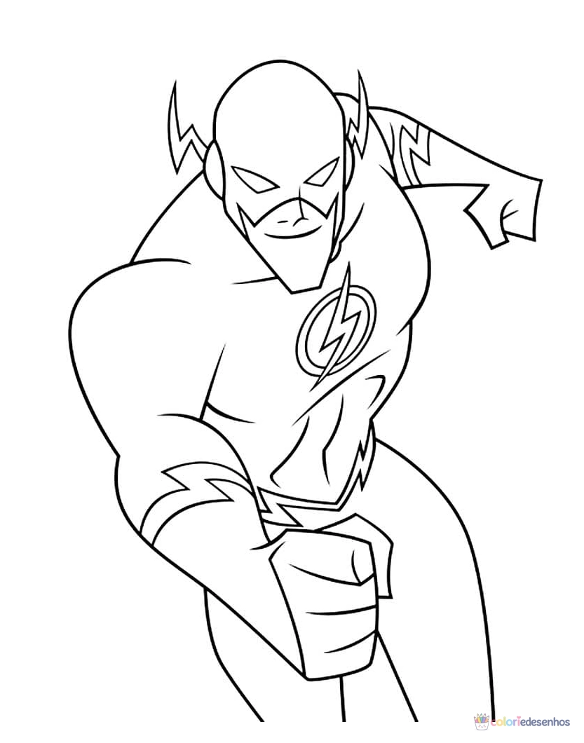 Flash para colorir