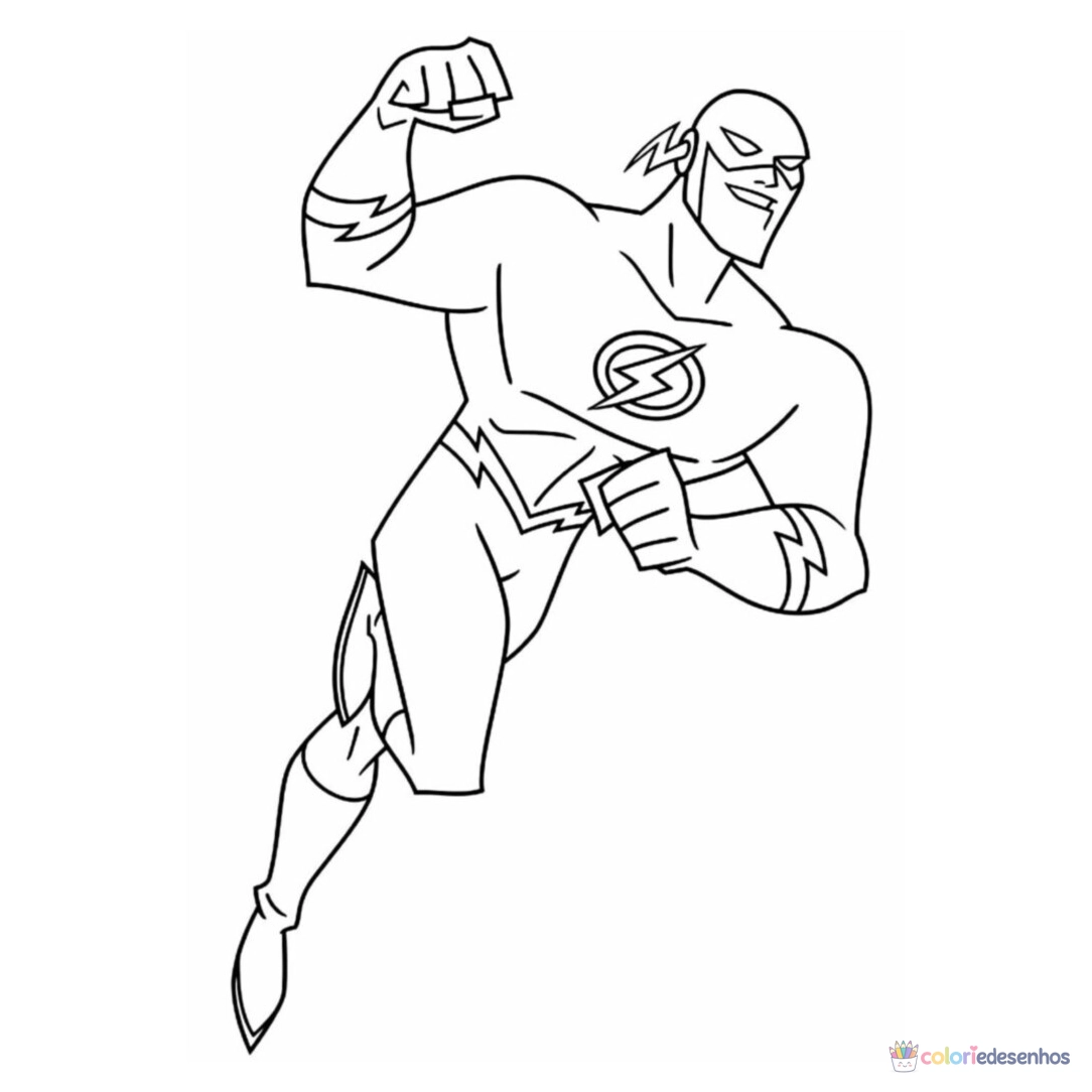 Flash para colorir