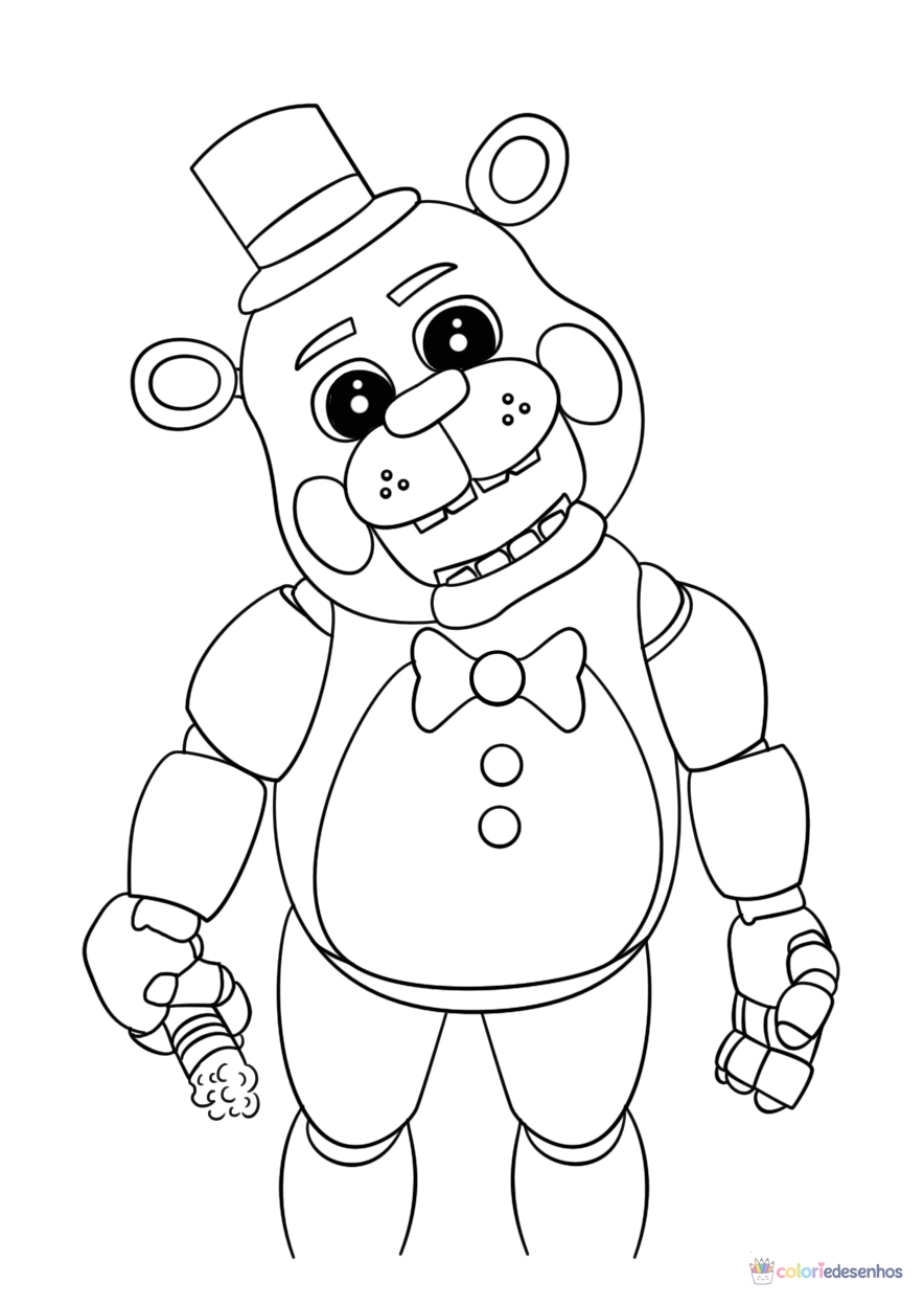 FNAF (Five Nights at Freddy’s) para colorir