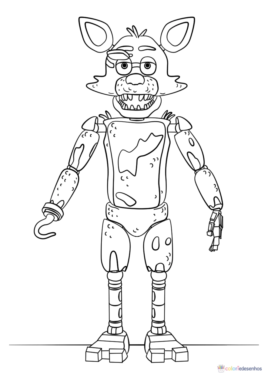 FNAF (Five Nights at Freddy’s) para colorir